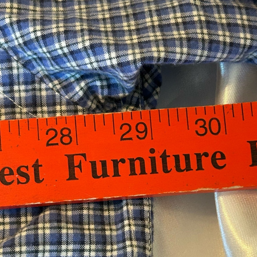Walt Disney World Button Down Shirt Navy Blue‎ Plaid Tigger Short Sleeve Men XXL - Picture 7 of 8